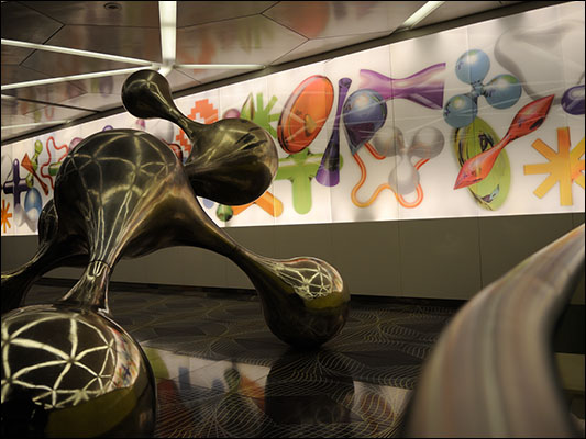 <strong>Fermata Università - Synapsi, scultura in acciaio di Karim Rashid</strong><br /> <br /><em>♫ Chick Corea & Gary Burton - Crystal Silence - Children’s Song.mp3</em>